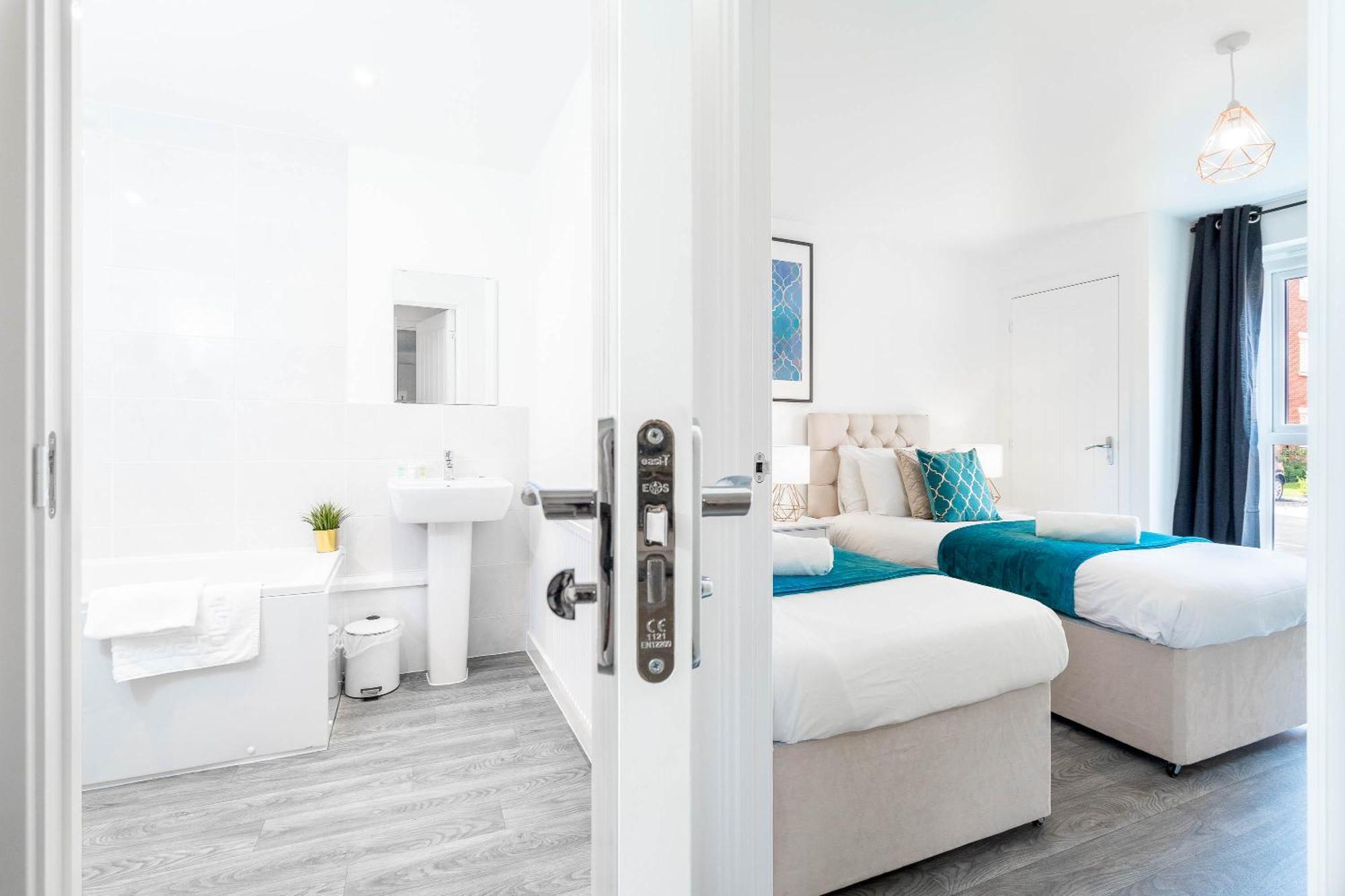 Luxury Apartment - Twin Beds - Selly Oak - Off-Street Parking - Free Netflix & Wifi - Top Rated 9Cc Бірмінгем Екстер'єр фото